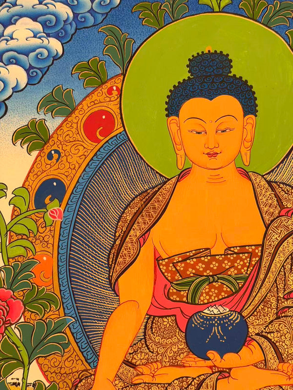 Shakyamuni Buddha Thangka - Art Of Tibet