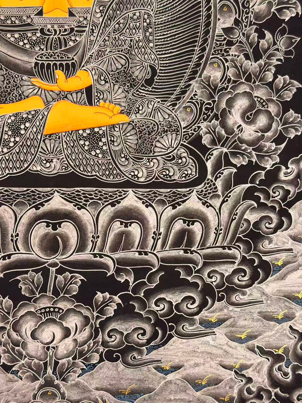 Shakyamuni Buddha Thangka - Art Of Tibet