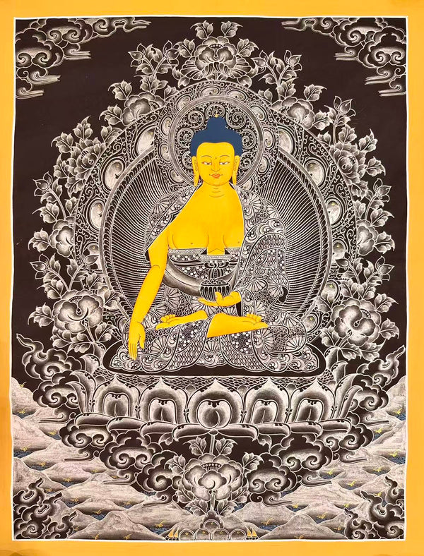 Shakyamuni Buddha Thangka - Art Of Tibet