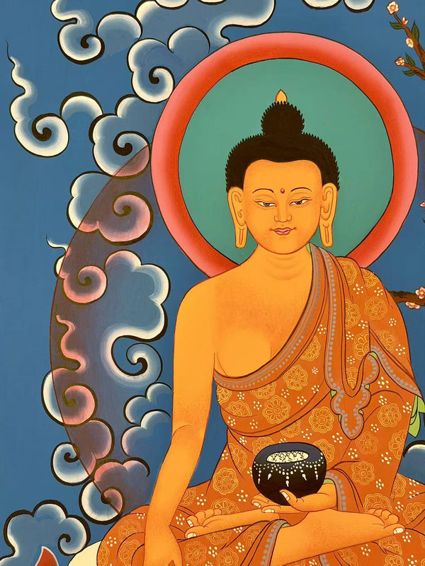 Shakyamuni Buddha Thangka - Art Of Tibet