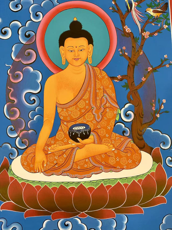 Shakyamuni Buddha Thangka - Art Of Tibet