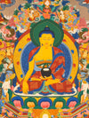 Shakyamuni Buddha Thangka - Art Of Tibet