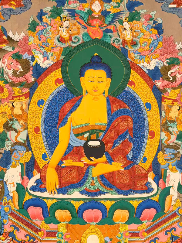 Shakyamuni Buddha Thangka - Art Of Tibet