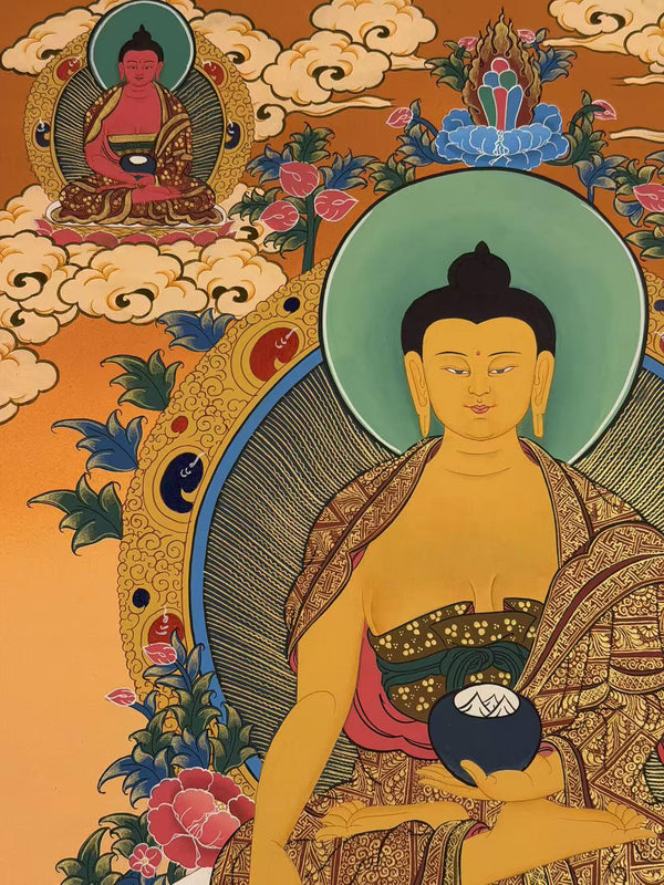 Shakyamuni Buddha Thangka - Art Of Tibet