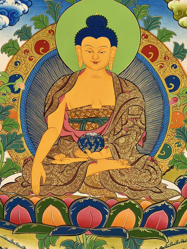 Shakyamuni Buddha Thangka - Art Of Tibet