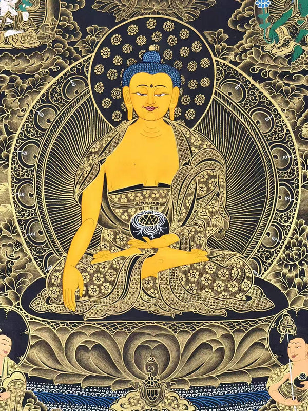 Shakyamuni Buddha Thangka - Art Of Tibet
