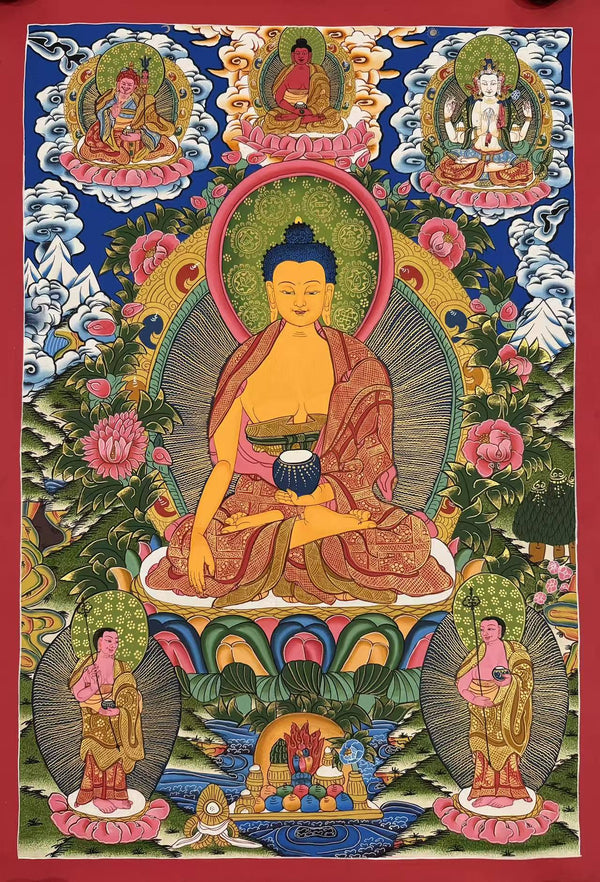 Shakyamuni Buddha Thangka - Art Of Tibet