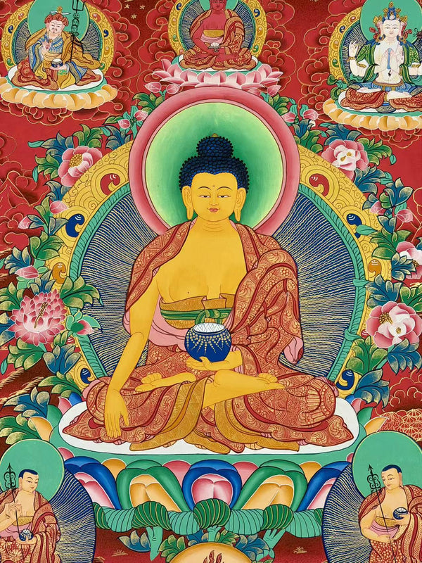 Shakyamuni Buddha Thangka - Art Of Tibet