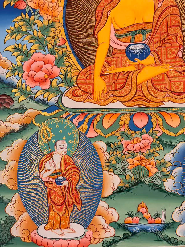 Shakyamuni Buddha Thangka - Art Of Tibet