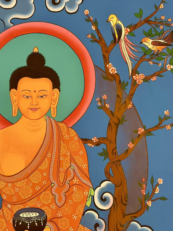 Shakyamuni Buddha Thangka - Art Of Tibet