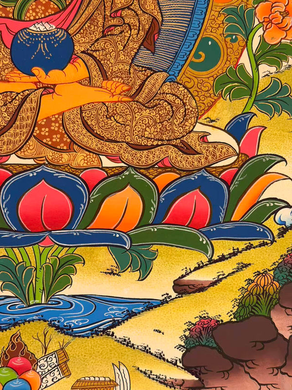 Shakyamuni Buddha Thangka - Art Of Tibet