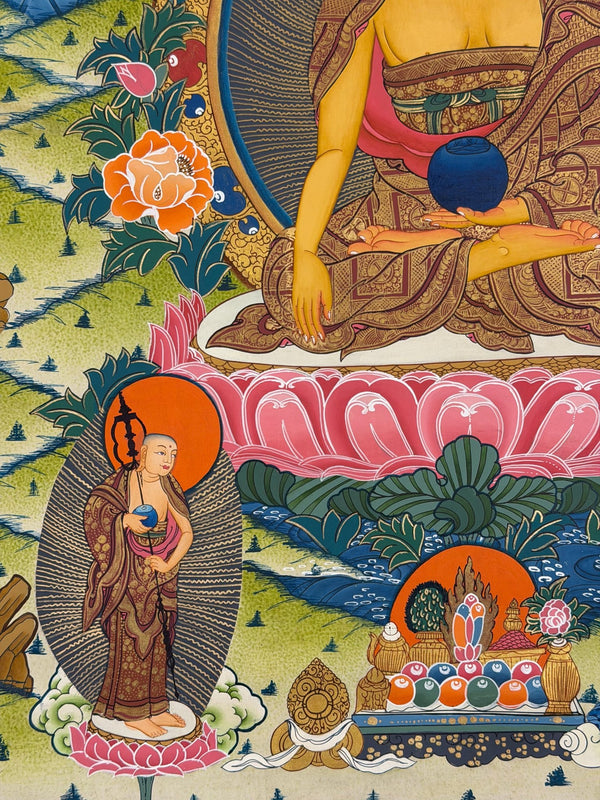 Shakyamuni Buddha Thangka - Art Of Tibet