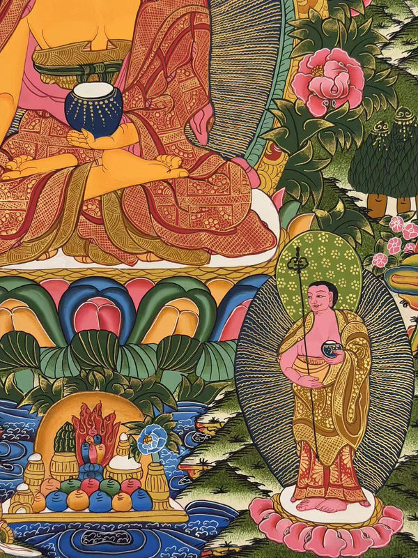 Shakyamuni Buddha Thangka - Art Of Tibet