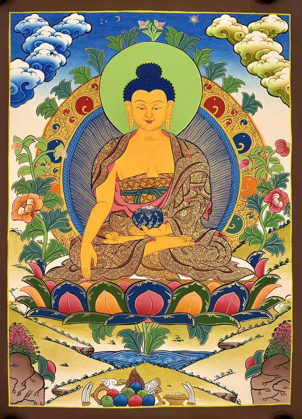 Shakyamuni Buddha Thangka - Art Of Tibet