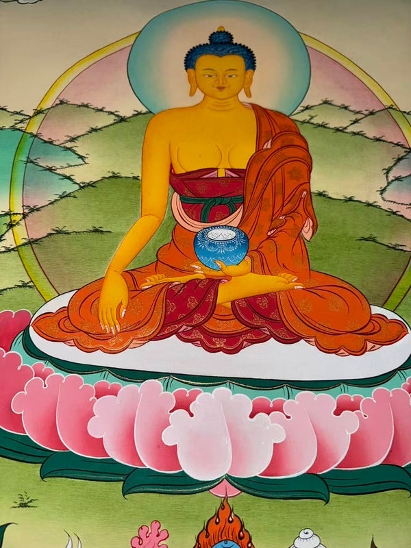 Shakyamuni Buddha Thangka - Art Of Tibet