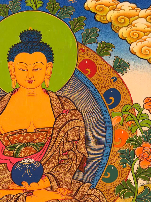 Shakyamuni Buddha Thangka - Art Of Tibet