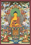 Shakyamuni Buddha Thangka - Art Of Tibet