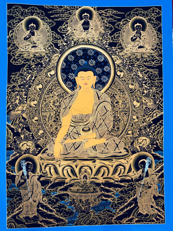 Shakyamuni Buddha Thangka - Art Of Tibet