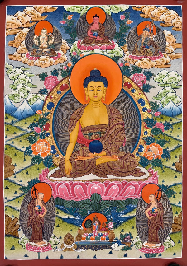 Shakyamuni Buddha Thangka - Art Of Tibet