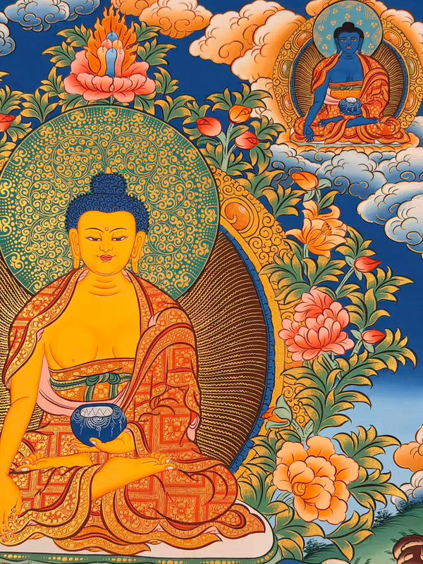 Shakyamuni Buddha Thangka - Art Of Tibet