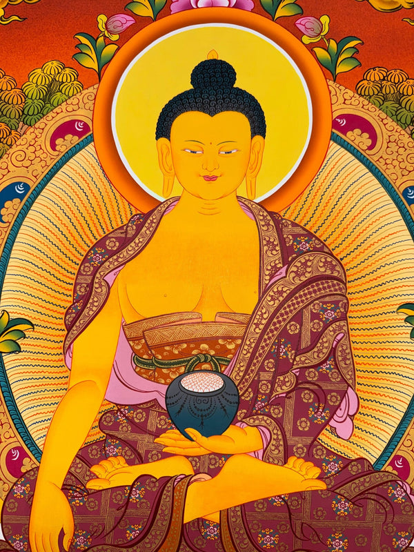 Shakyamuni Buddha Thangka - Art Of Tibet