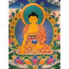 Shakyamuni Buddha Thangka - Silk Framed - Art Of Tibet