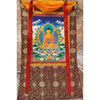 Shakyamuni Buddha Thangka - Silk Framed - Art Of Tibet