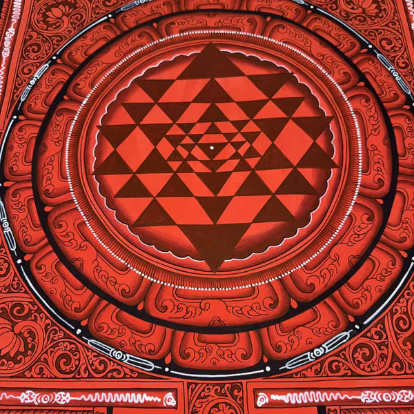 Shree Yantra Mandala Thangka - Art Of Tibet