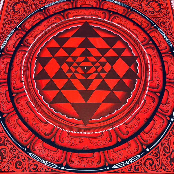 Shree Yantra Mandala Thangka - Art Of Tibet
