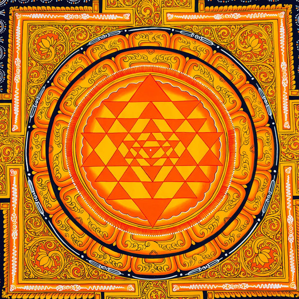 Shree Yantra Mandala Thangka - Art Of Tibet