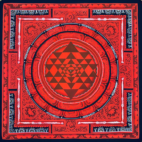 Shree Yantra Mandala Thangka - Art Of Tibet