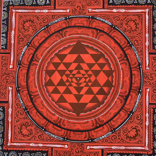 Shree Yantra Mandala Thangka - Art Of Tibet