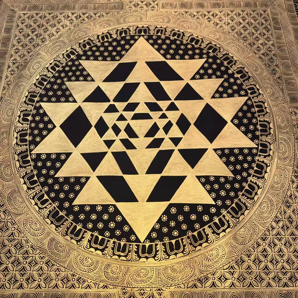 Shree Yantra Mandala Thangka - Art Of Tibet