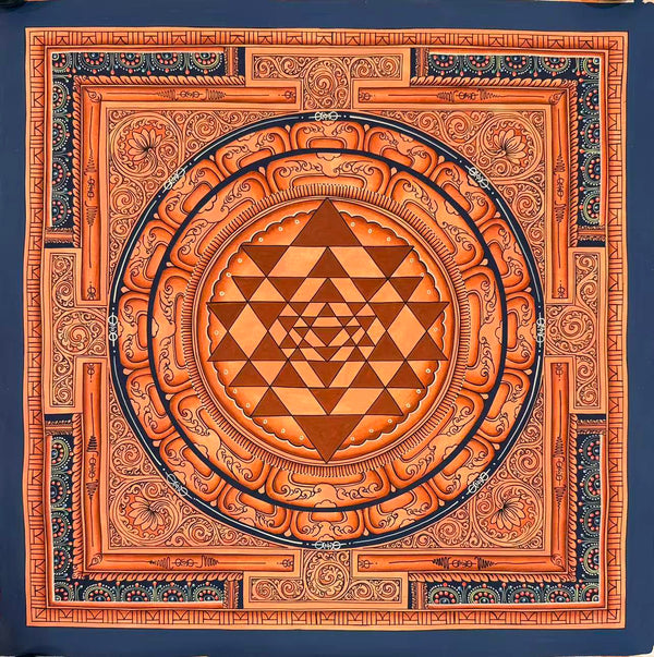 Shree Yantra Mandala Thangka - Art Of Tibet
