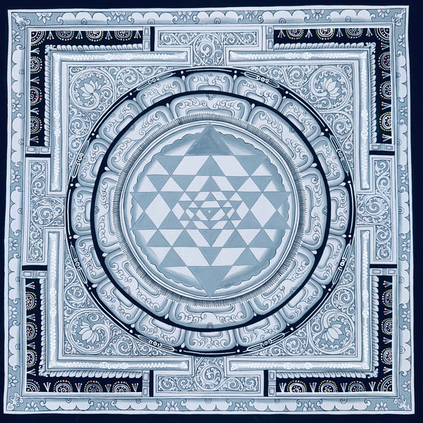Shree Yantra Mandala Thangka - Art Of Tibet