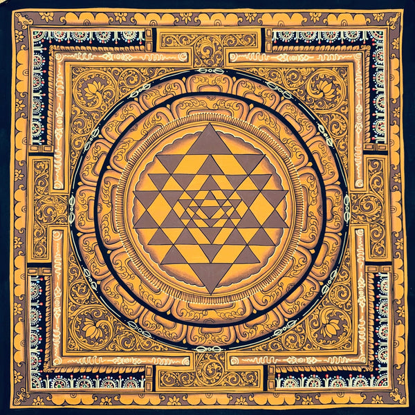 Shree Yantra Mandala Thangka - Art Of Tibet