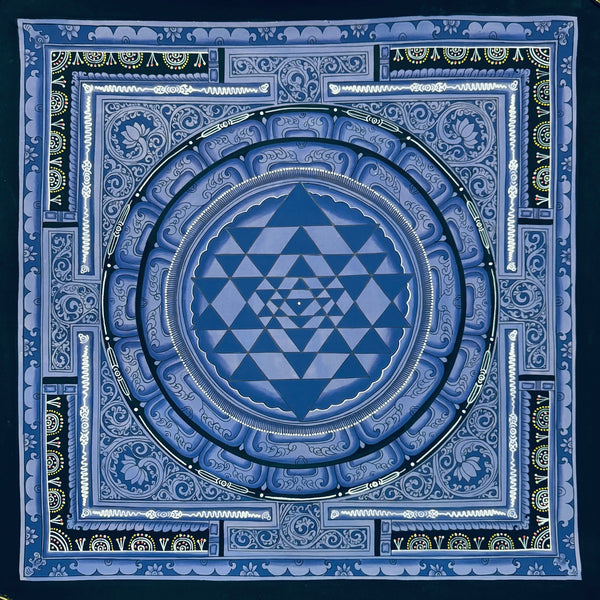 Shree Yantra Mandala Thangka - Art Of Tibet