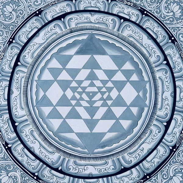 Shree Yantra Mandala Thangka - Art Of Tibet