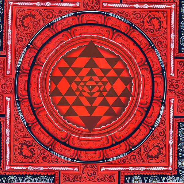 Shree Yantra Mandala Thangka - Art Of Tibet