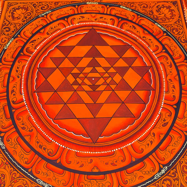 Shree Yantra Mandala Thangka - Art Of Tibet