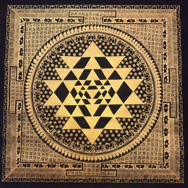 Shree Yantra Mandala Thangka - Art Of Tibet