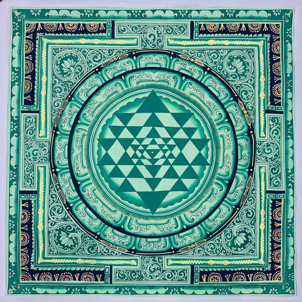 Shree Yantra Mandala Thangka - Art Of Tibet