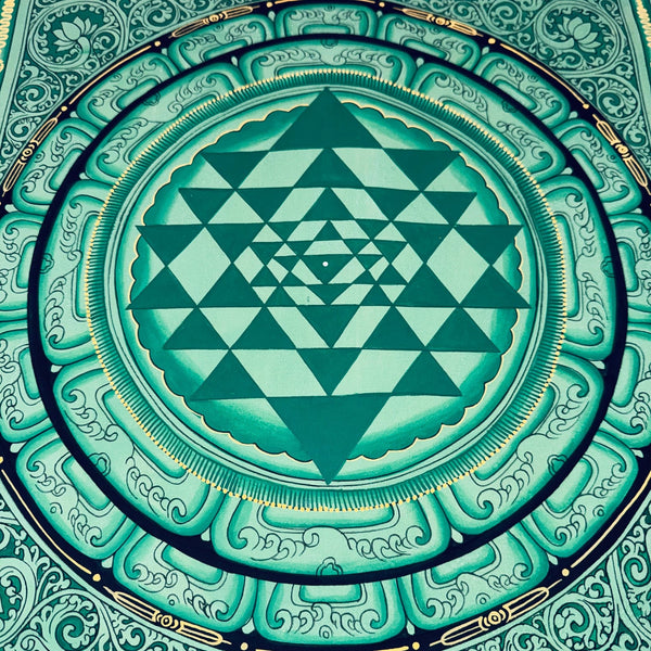 Shree Yantra Mandala Thangka - Art Of Tibet