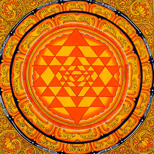 Shree Yantra Mandala Thangka - Art Of Tibet