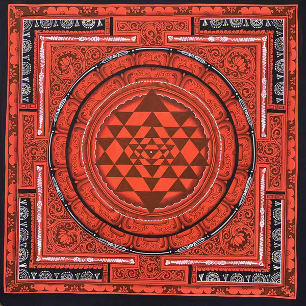 Shree Yantra Mandala Thangka - Art Of Tibet