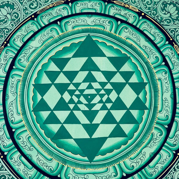 Shree Yantra Mandala Thangka - Art Of Tibet