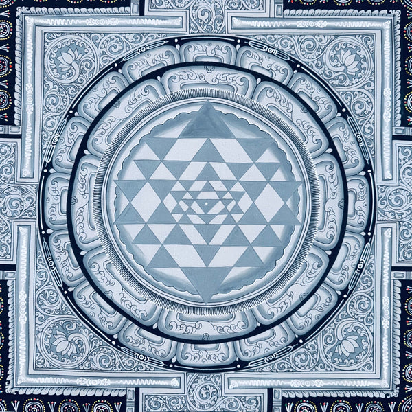 Shree Yantra Mandala Thangka - Art Of Tibet