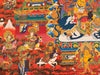 Singha Jambhala Large Tibetan Thangka - Art Of Tibet