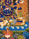 Six Arm Mahakala Large Thangka - Art Of Tibet
