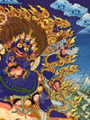Six Arm Mahakala Thangka - Art Of Tibet